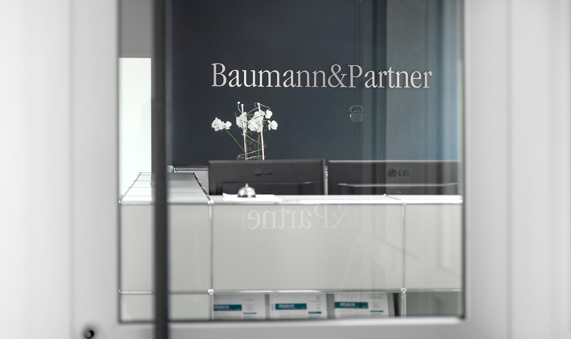 Eingangsbereich Baumann & Partner