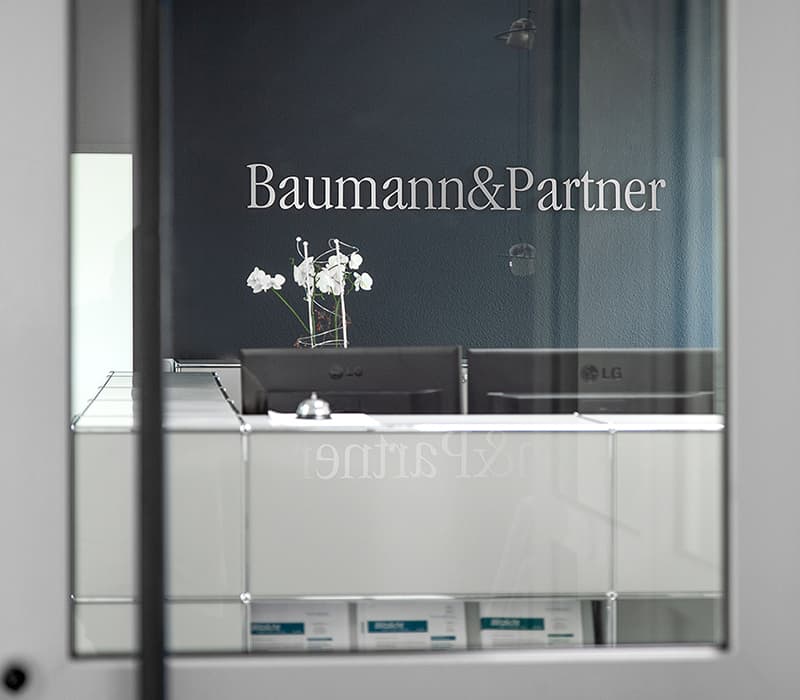 Eingangsbereich Baumann & Partner