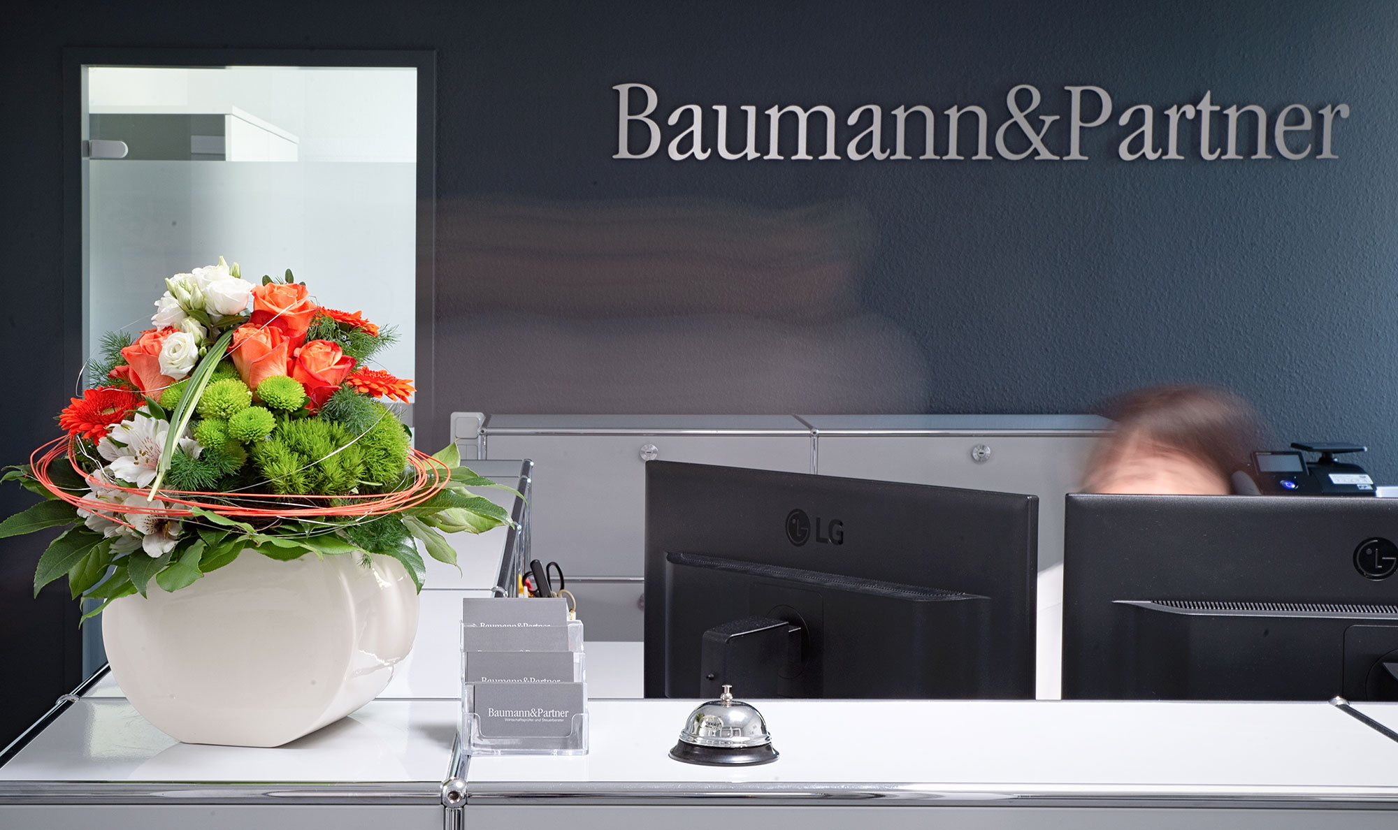 Eingangsbereich Baumann & Partner