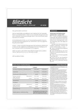 Aktuelles Blitzlicht